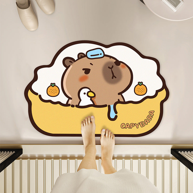 Cartoon Character Door Mat for Home Entryway — product view 6
