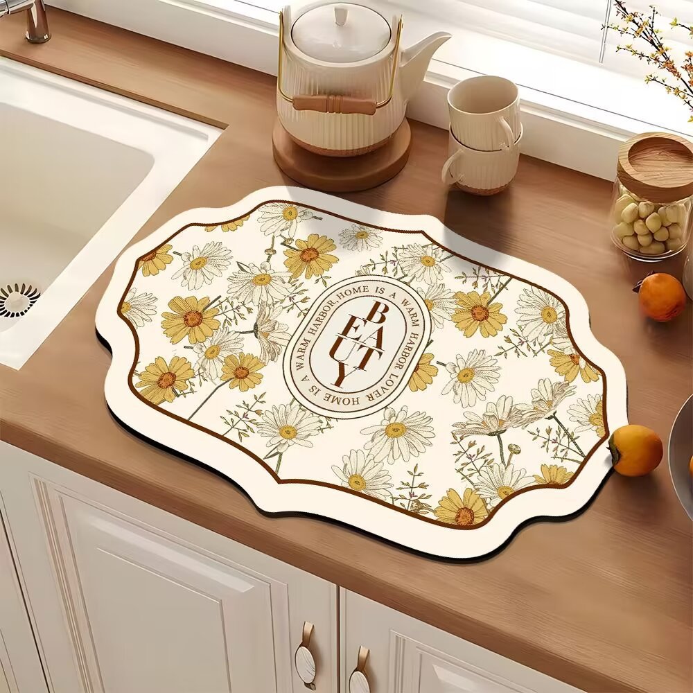 Elegant Decorative Kitchen Mat Bowlift — product view 7