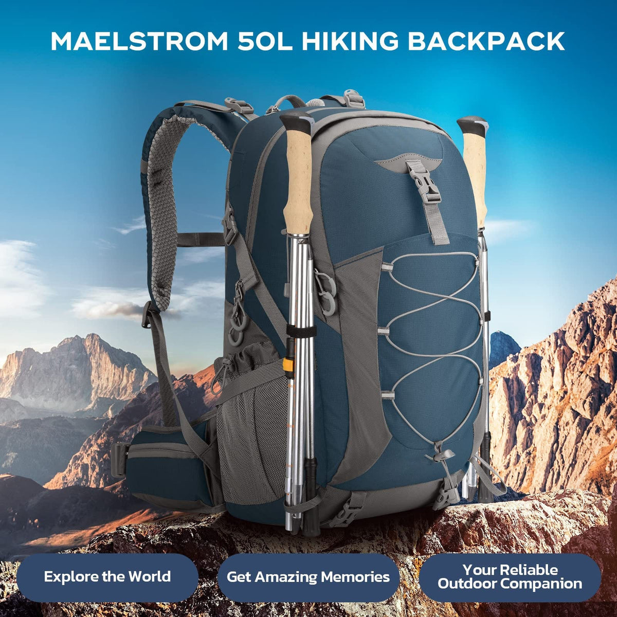Multi-Functional Outdoor Adventure Backpack LoungeYard — product view 7