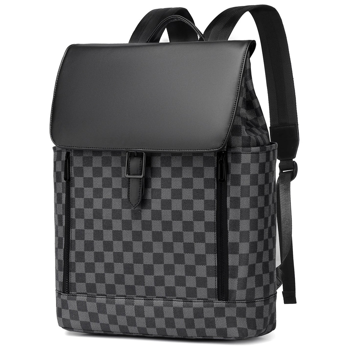 Sleek Dual-Compartment Laptop Backpack LoungeYard — product view 1
