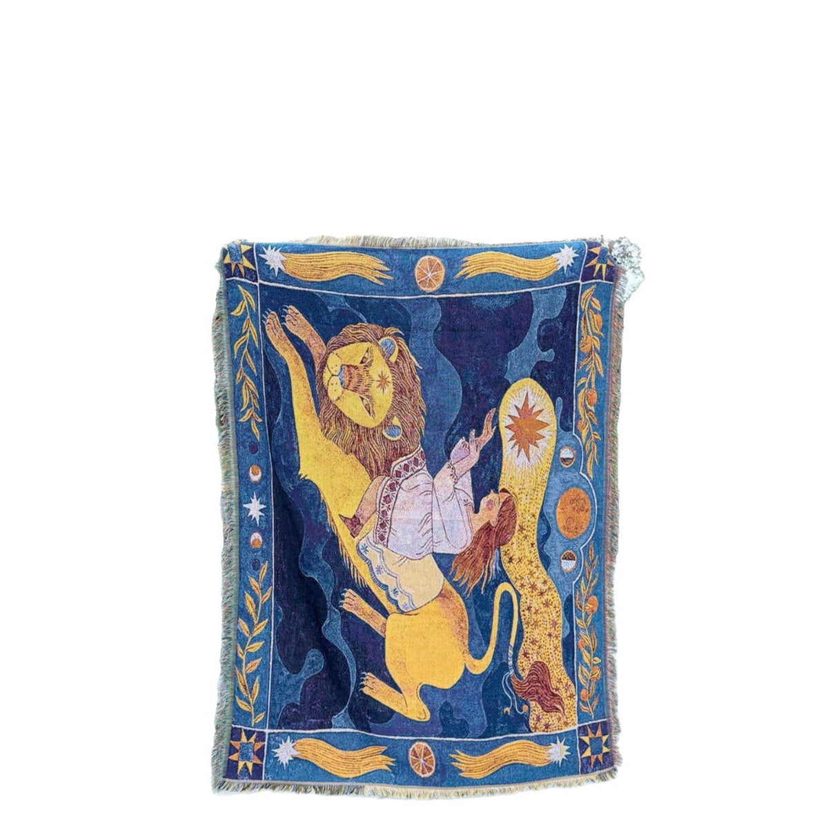 Artistic Mythical Scene Throw Blanket — product view 5