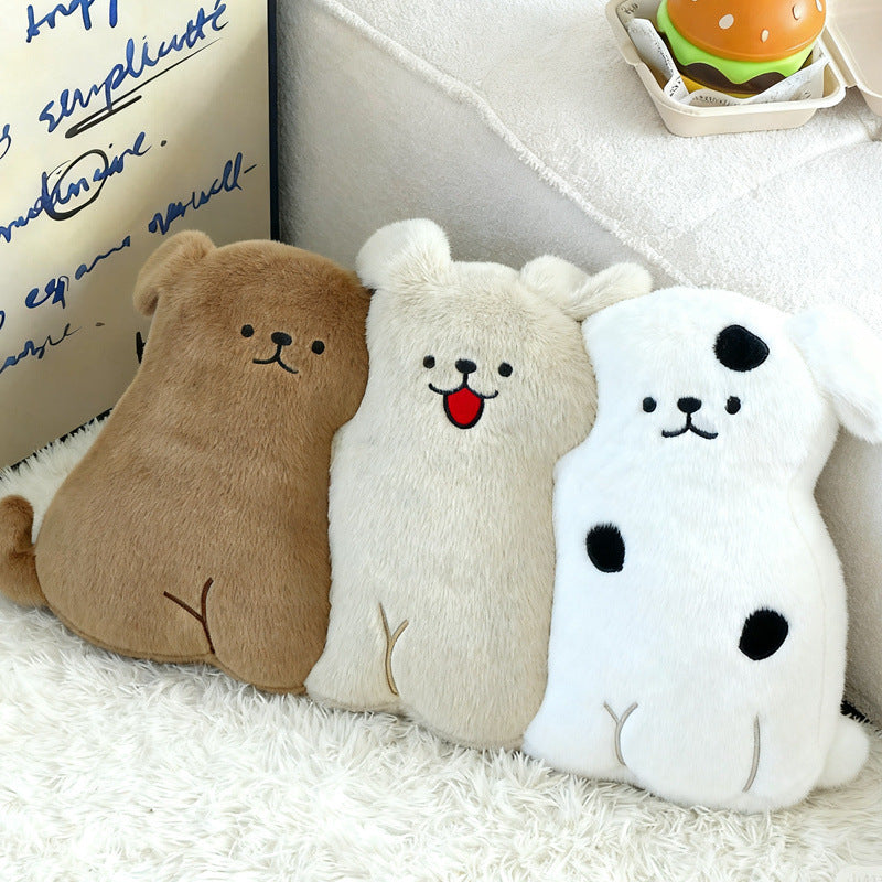 Plush decorative pillow in animal cartoon shape with extra soft filling and non-slip back — product view 4