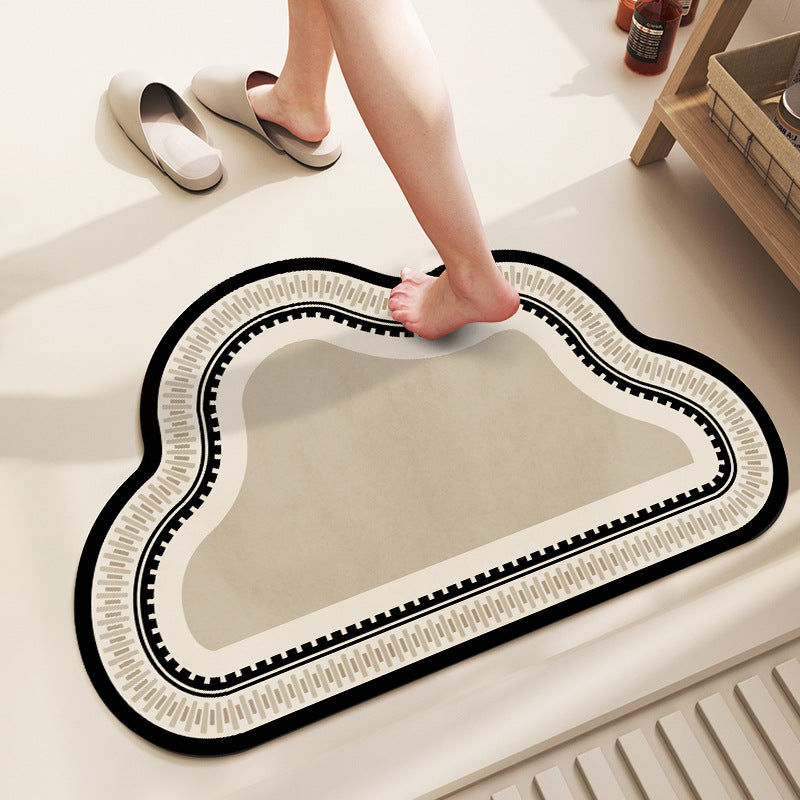 Soft Cloud-Shaped Bath Mat — product view 7