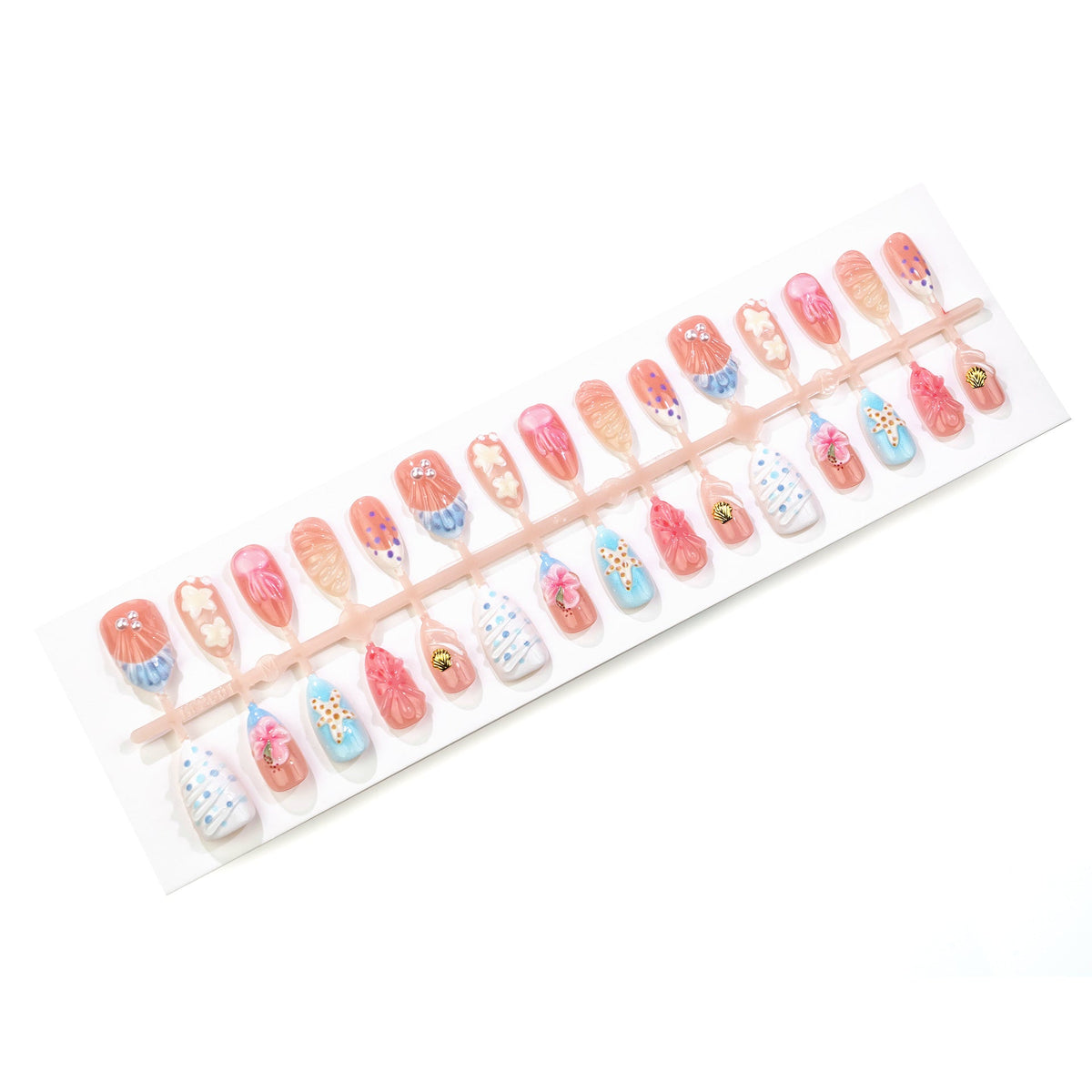 Ocean-Inspired Decorative Press-On Nail Set — product view 5