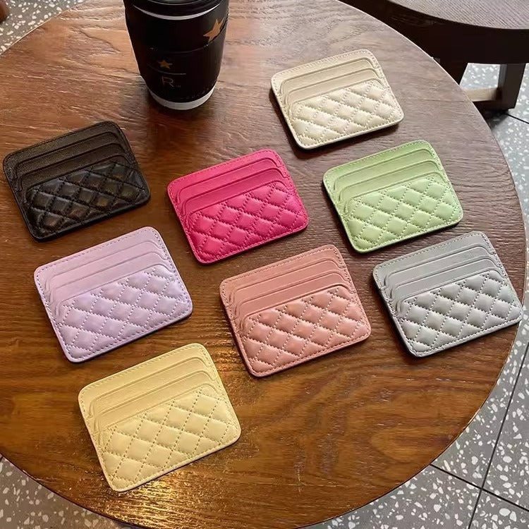 QuiltedLeather Cardholder LoungeYard — product view 2