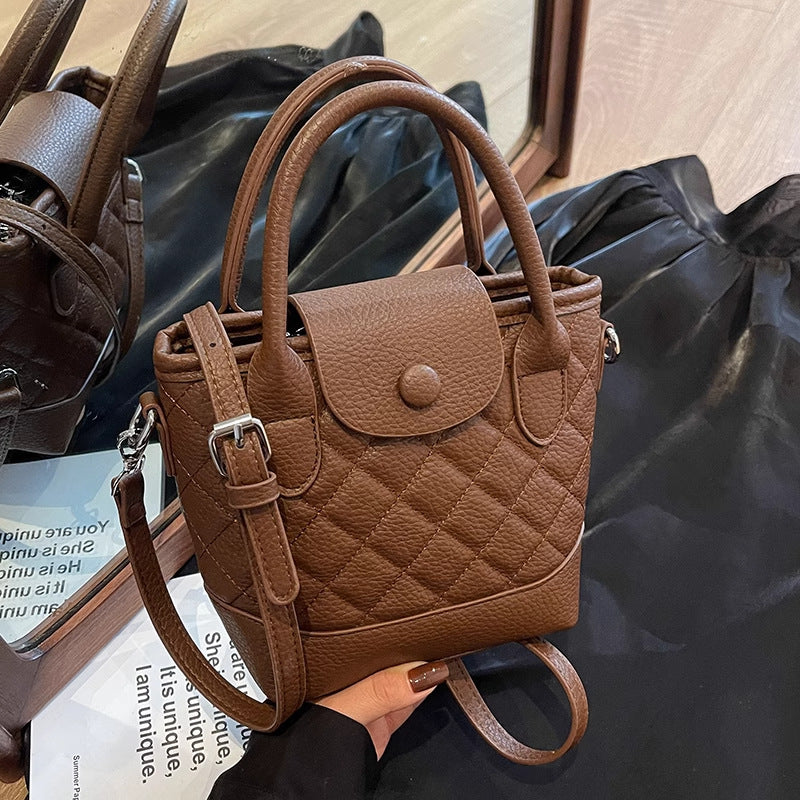 Quilted Mini Top-Handle Handbag LoungeYard — product view 6
