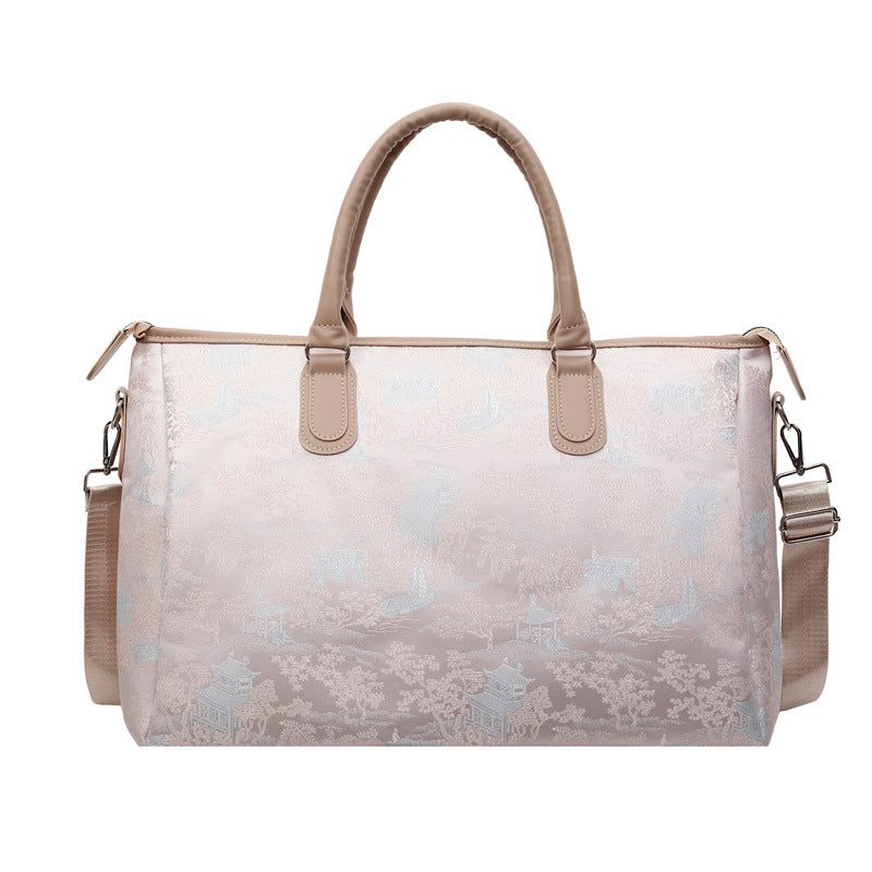 Elegant travel bag with luxurious pattern print LoungeYard — product view 4