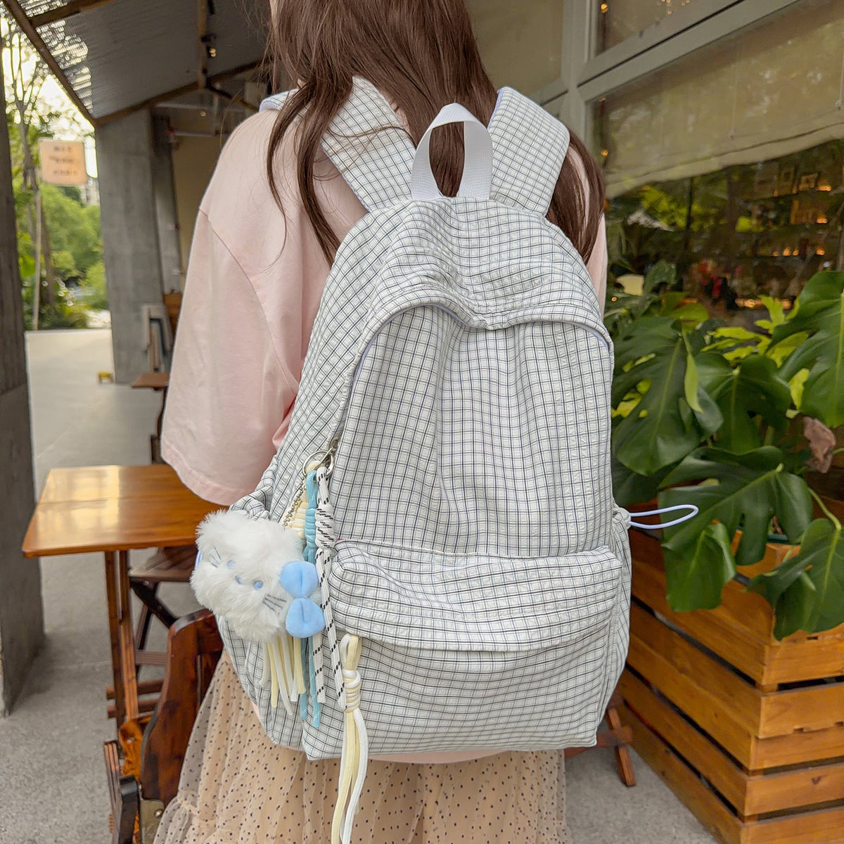 Classic Checked Backpack LoungeYard — product view 2