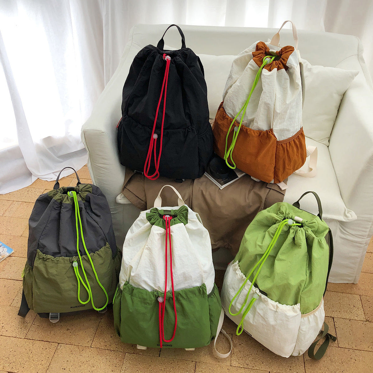 Lightweight Drawstring Backpack LoungeYard 1791205610 — product view 4