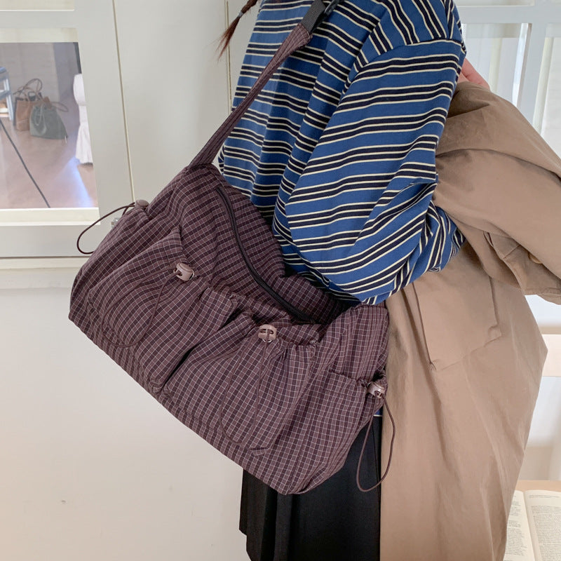 Casual Checked Shoulder Bag — product view 2