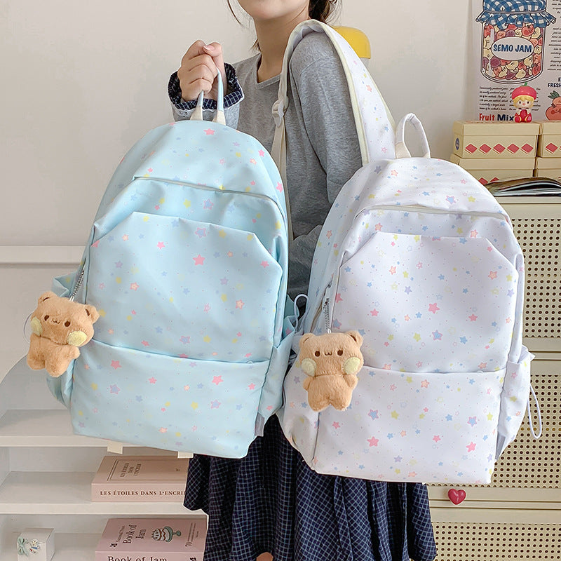 Star-Patterned Casual Backpack LoungeYard 1791205550 — product view 3
