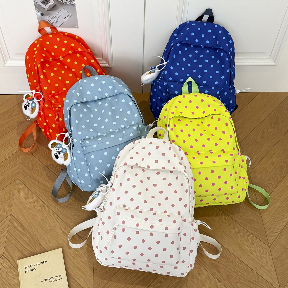 Playful Polka Dot Backpack — product view 1