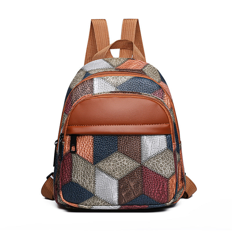 Geometric Pattern Mini Backpack LoungeYard — product view 6