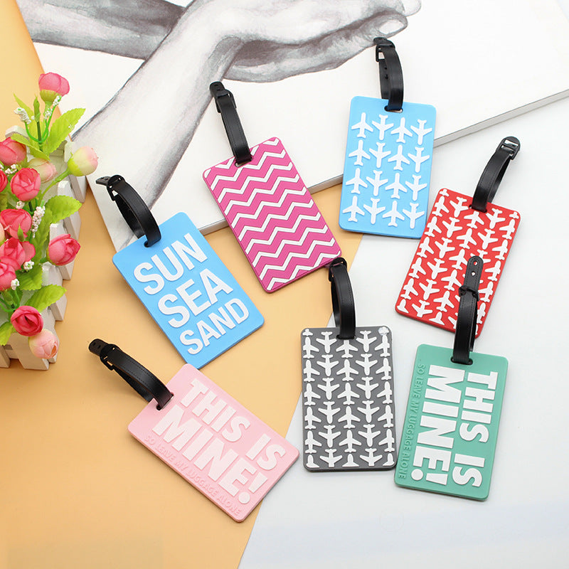 Unisex Luggage Tag with Personal Message LoungeYard — product view 1