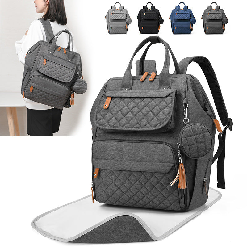 Multi-Functional Quilted Backpack LoungeYard — product view 1