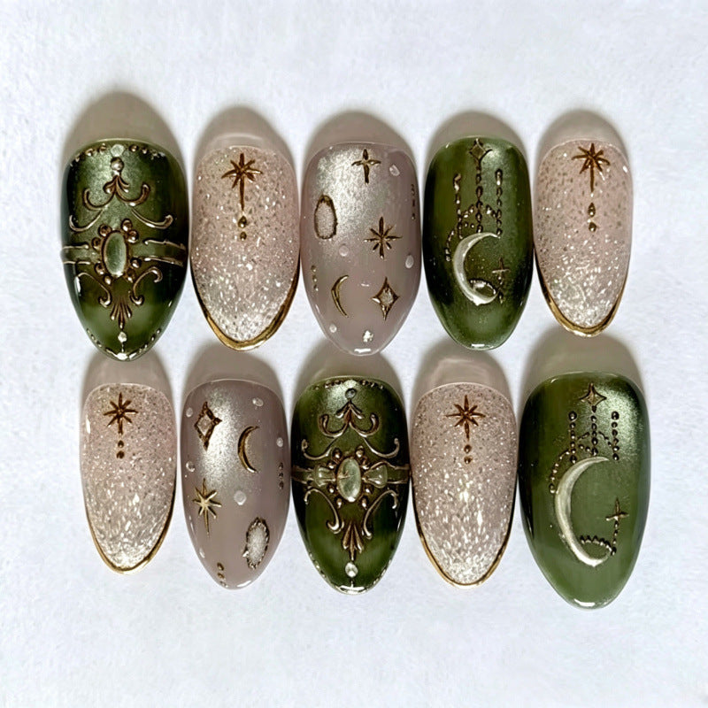 Artistic Press-On Nail Design Set — product view 1