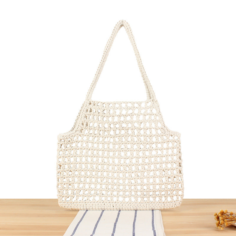 Handbag in Modern Macramé Weave LoungeYard — product view 1