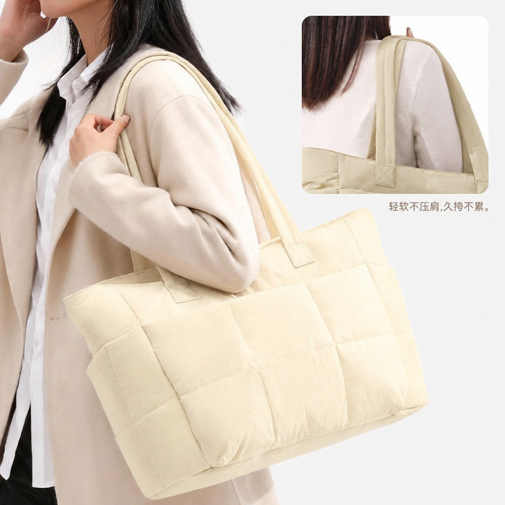 Quilted Multi-Pocket Tote LoungeYard — product view 1