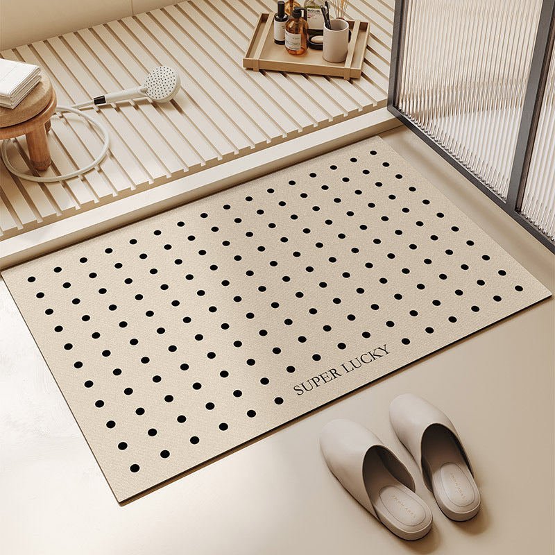 Stylish Geometric Pattern Bath Mat LoungeYard — product view 4