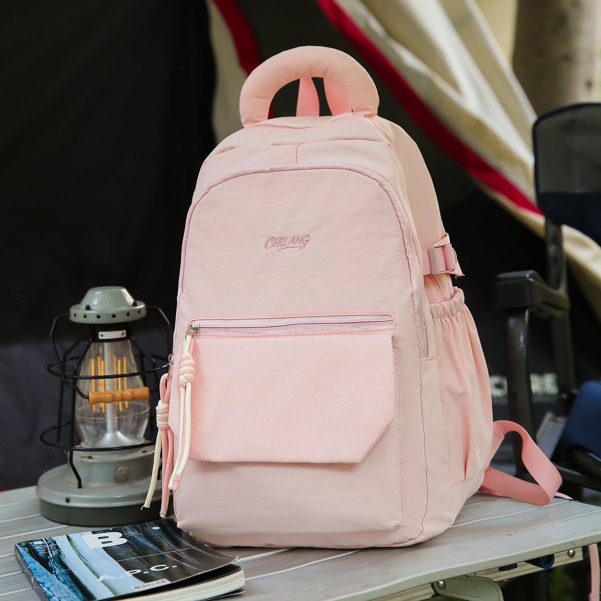 Multi-Compartment Stylish Backpack LoungeYard — product view 2