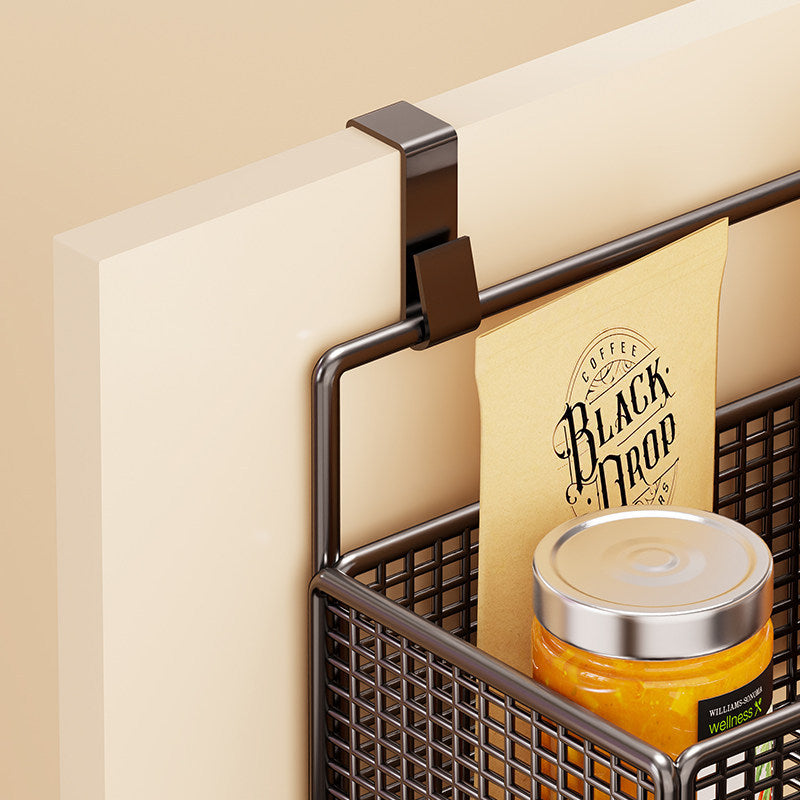 Over-Cabinet Three-Tier Mesh Hanging Pantry Organizer with Removable Baskets — product view 2
