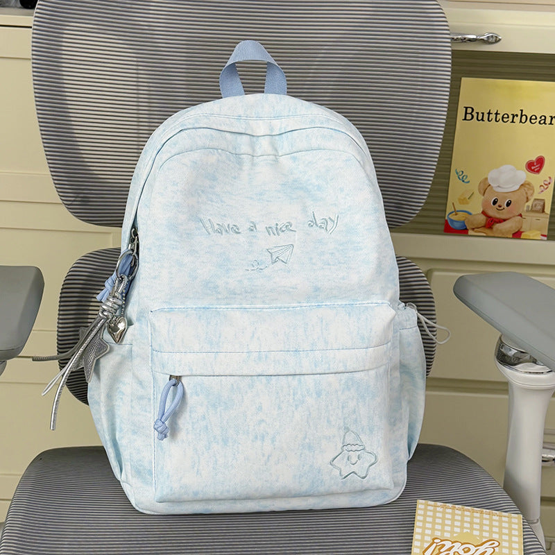 Multi-Functional Emblazoned Casual Backpack LoungeYard — product view 6