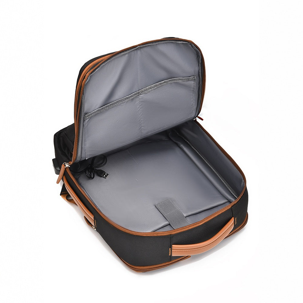 More elegant and functional backpack with laptop compartment LoungeYard — product view 4