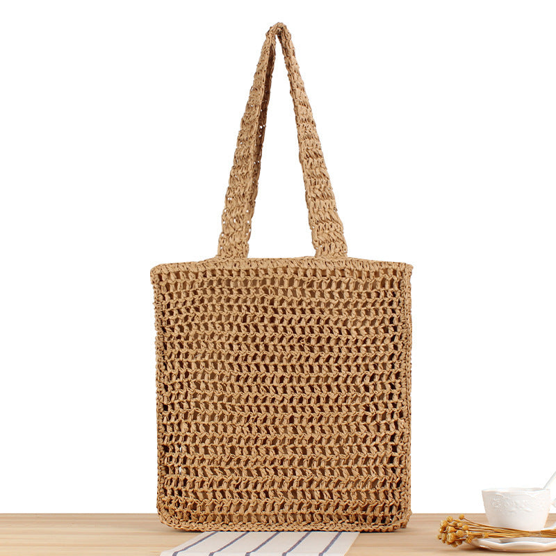 Braided Shopping Bag in Minimalistic Design LoungeYard — product view 5