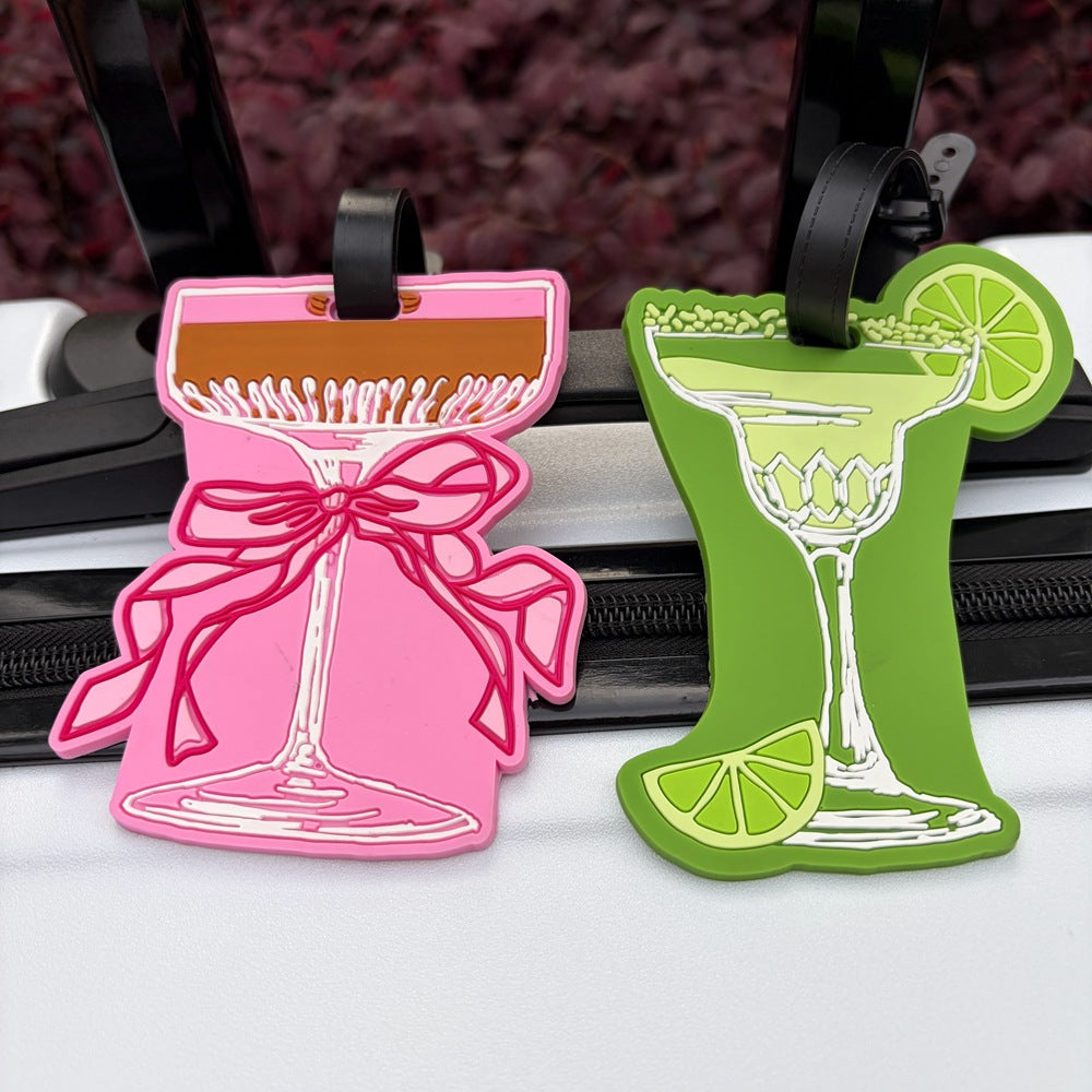 Martini-Themed Luggage Tag LoungeYard — product view 2