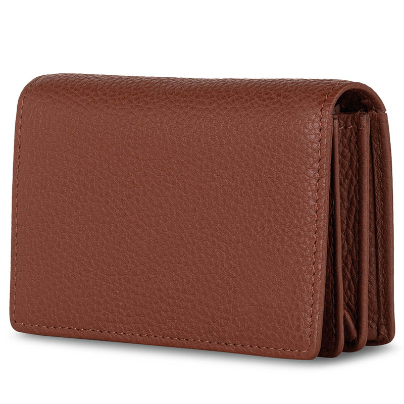 Sleek Textured Leather Wallet LoungeYard — product view 5