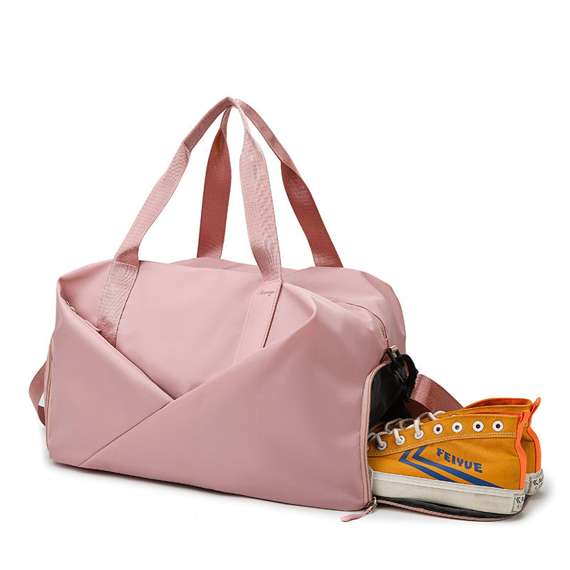 sporty travel bag with intelligent compartment design and adjustable shoulder strap LoungeYard — product view 4