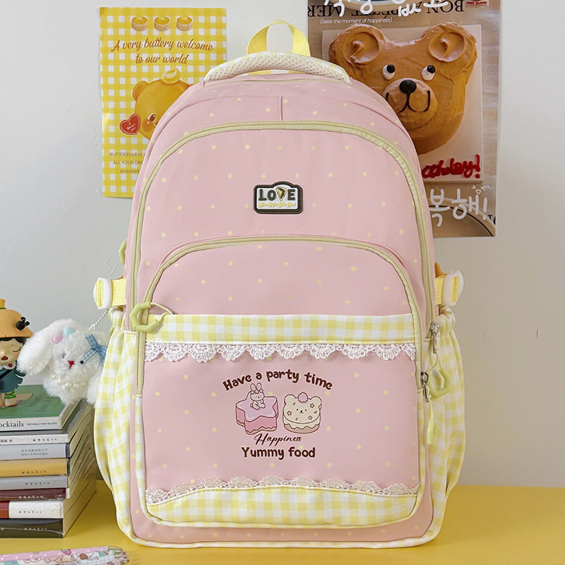 Fun-Themed Multi-Pocket Backpack LoungeYard — product view 6