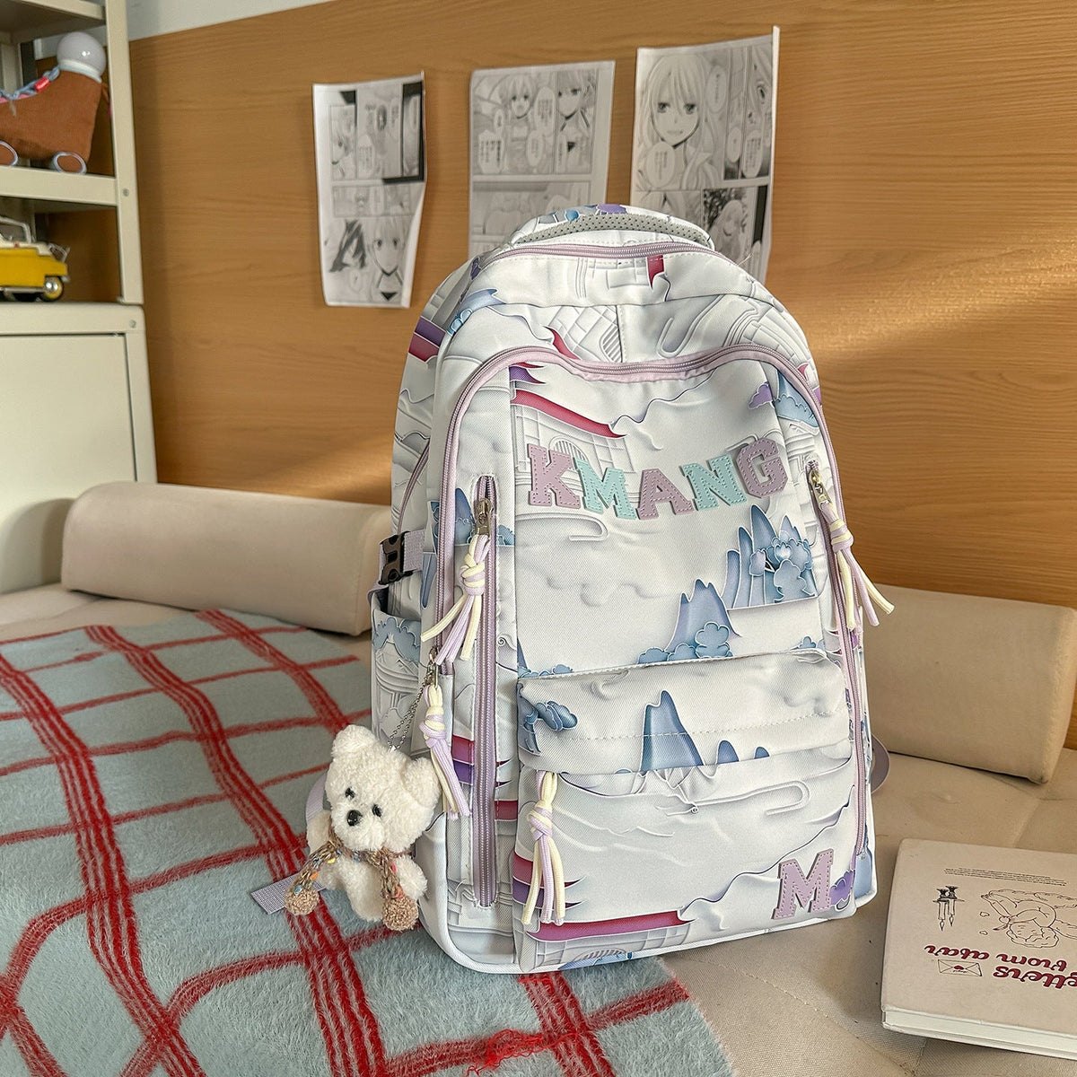 Artistic Graphic Design Backpack LoungeYard — product view 7