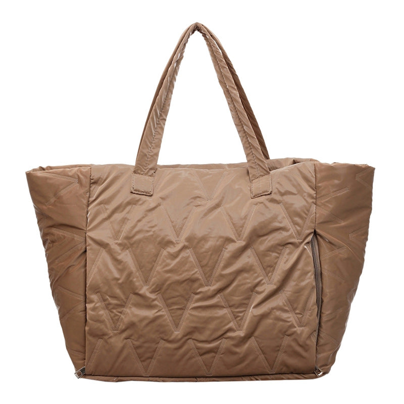 Practical Travel Bag With Structured Outer Material LoungeYard — product view 7