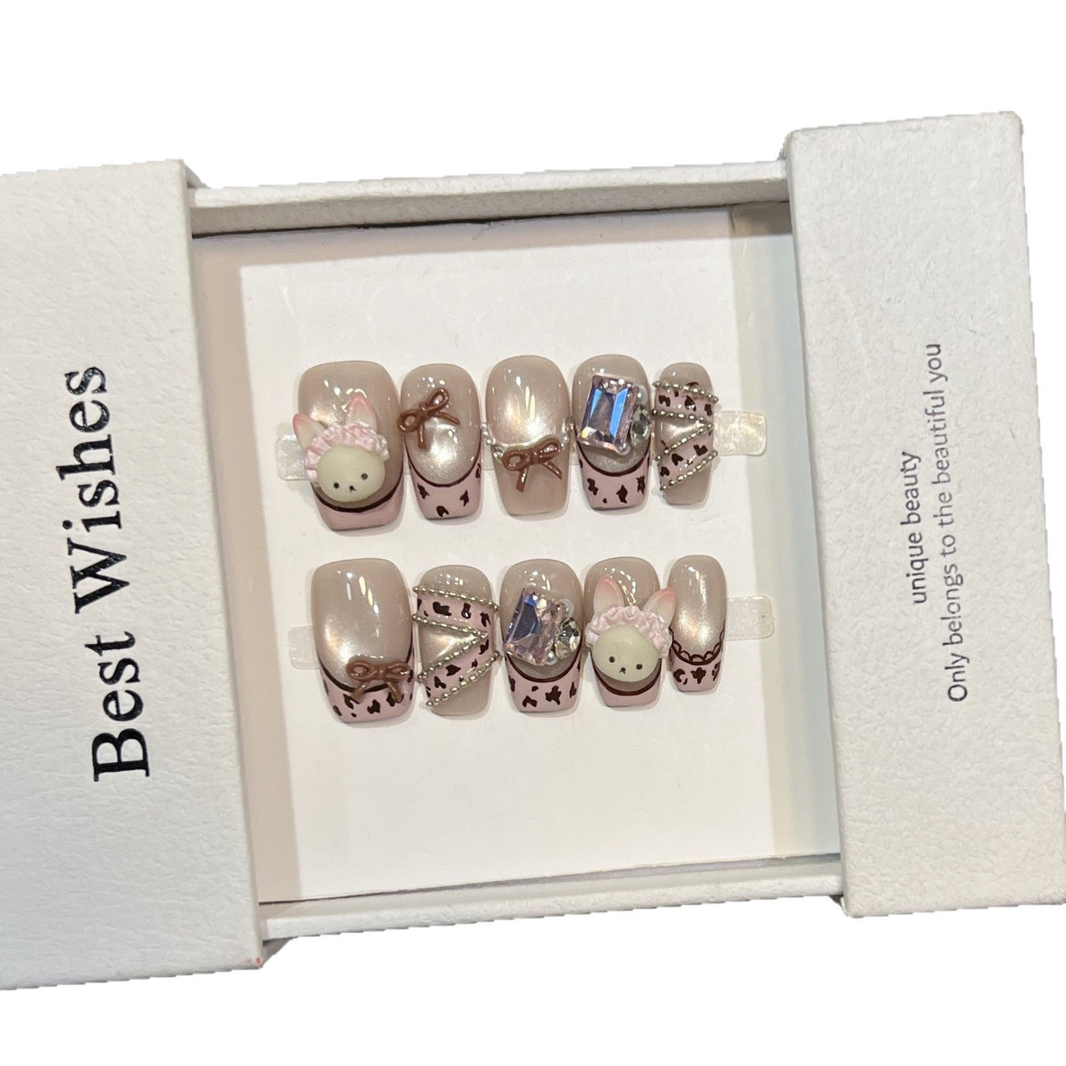 Whimsical Decorative Press-On Nail Set — product view 4