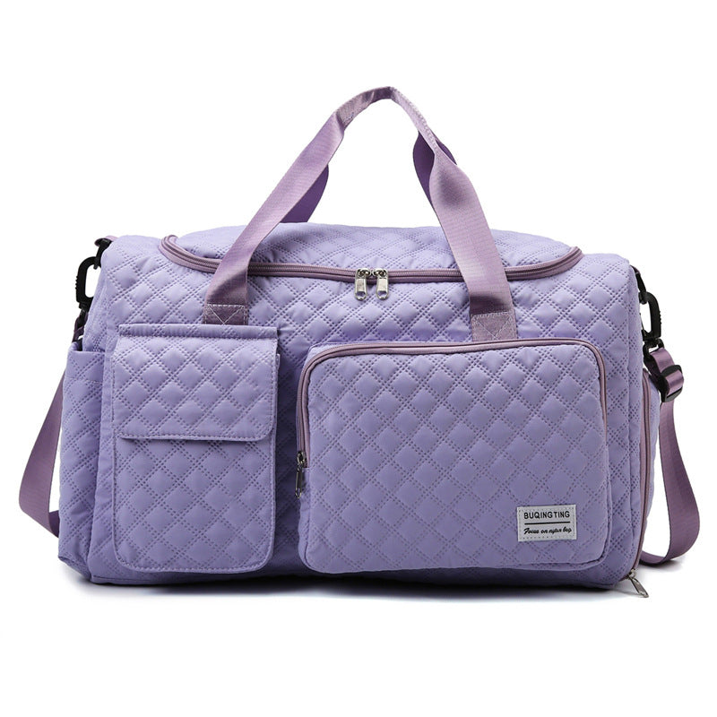 Multifunctional Sports Duffel Bag With Integrated Organizer Pockets LoungeYard — product view 2