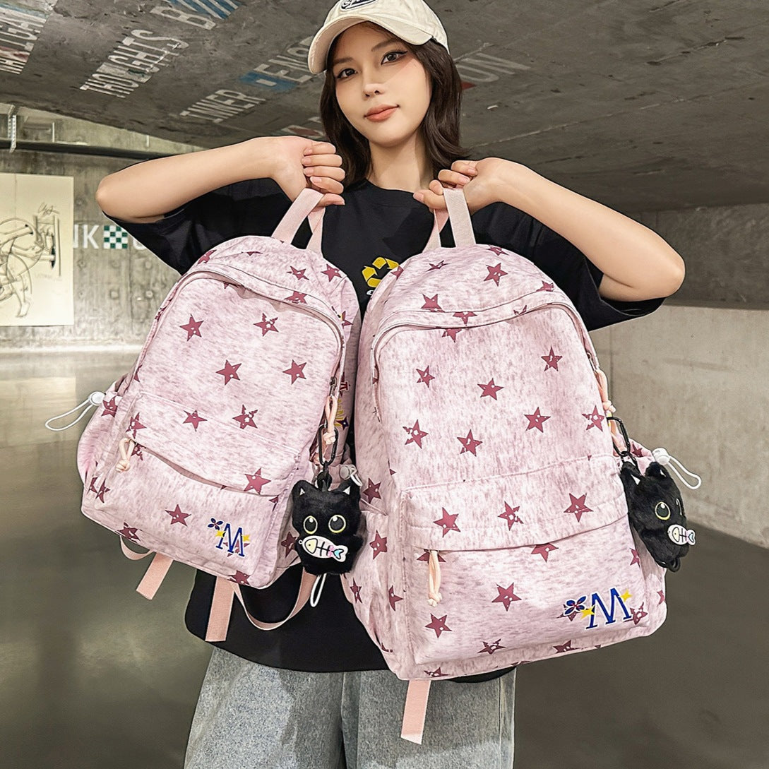 Star-Embellished Everyday Backpack LoungeYard — product view 2