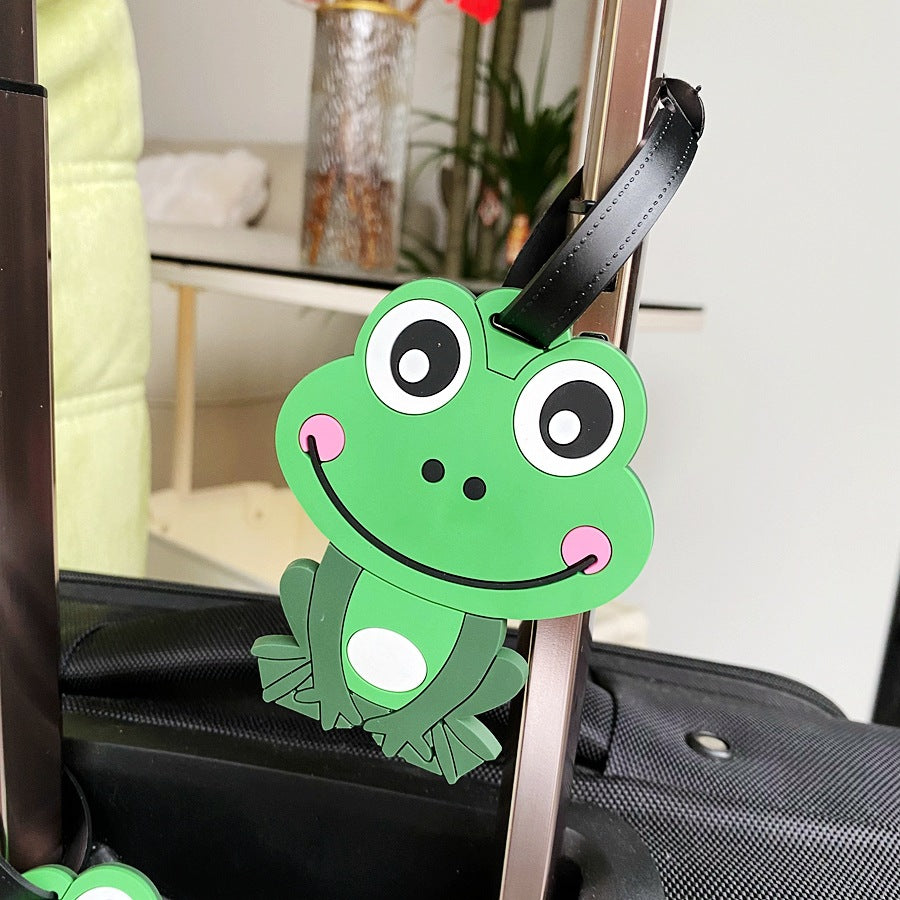 Frog-Shaped Luggage Tag LoungeYard — product view 3