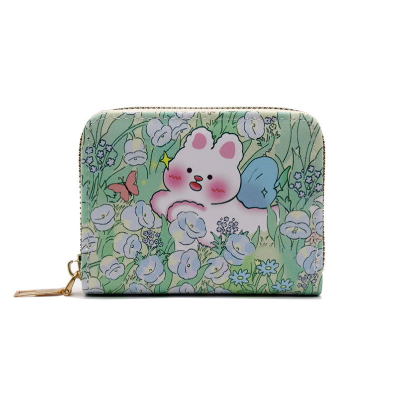 Cartoon-Themed Zip Wallet — product view 1
