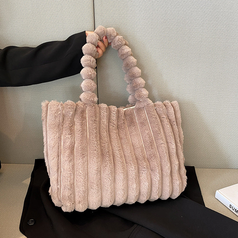 Plush Textured Handbag — product view 7