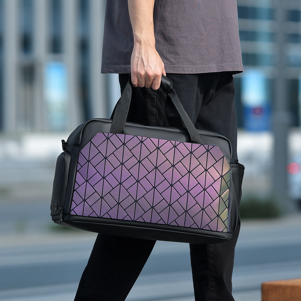 Trendy Multi-Compartment Travel Duffel Bag LoungeYard — product view 3