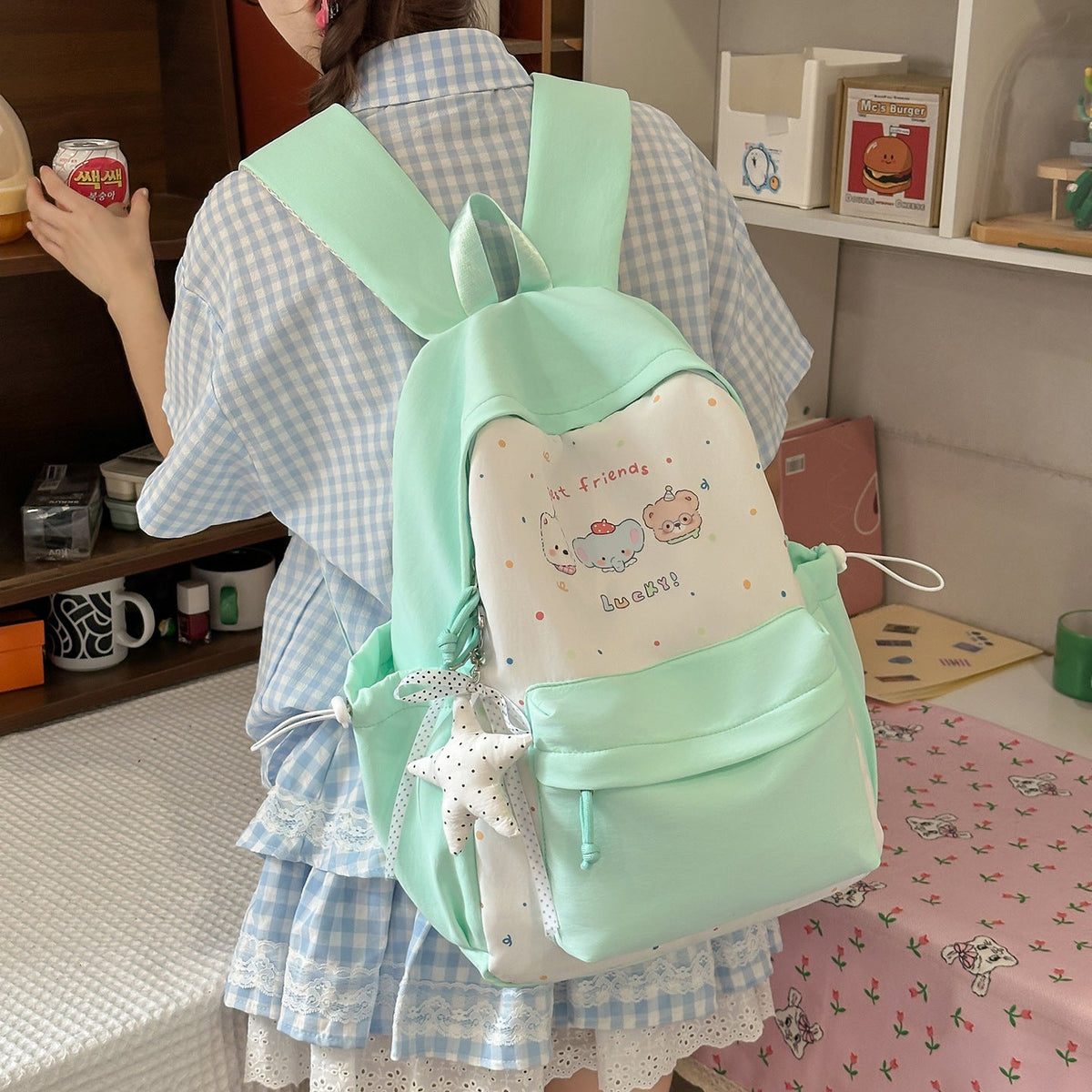 Cute Character-Themed Backpack LoungeYard 1791205642 — product view 2