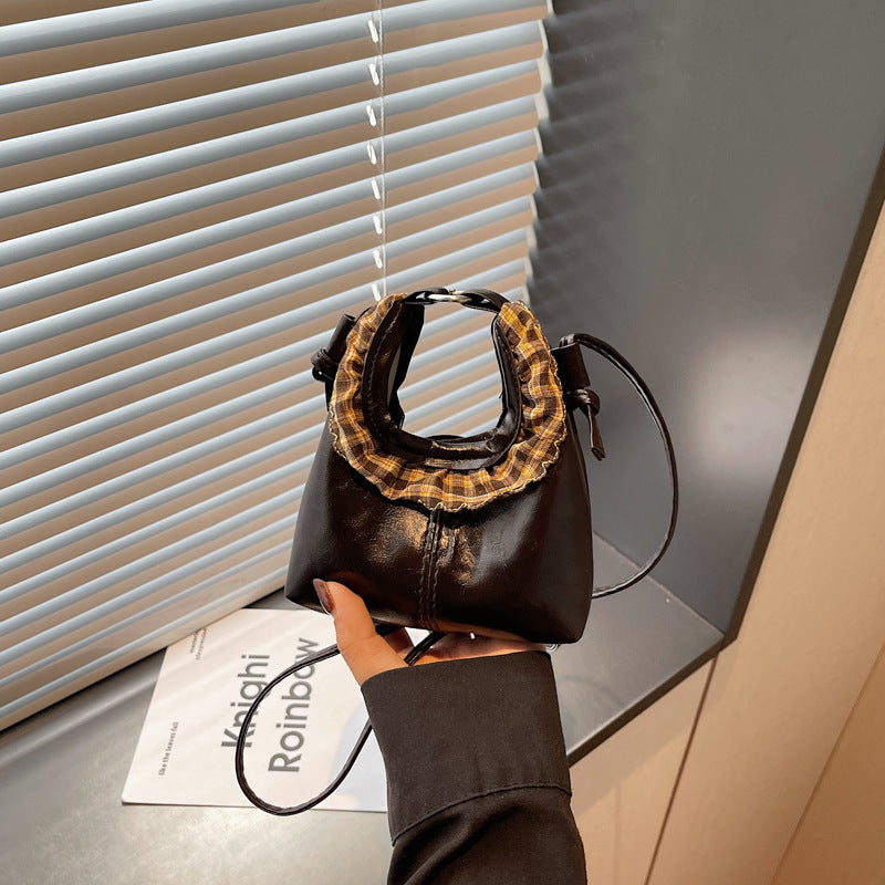 WoStylish Handcrafted Leather Bucket Bag LoungeYard — product view 4