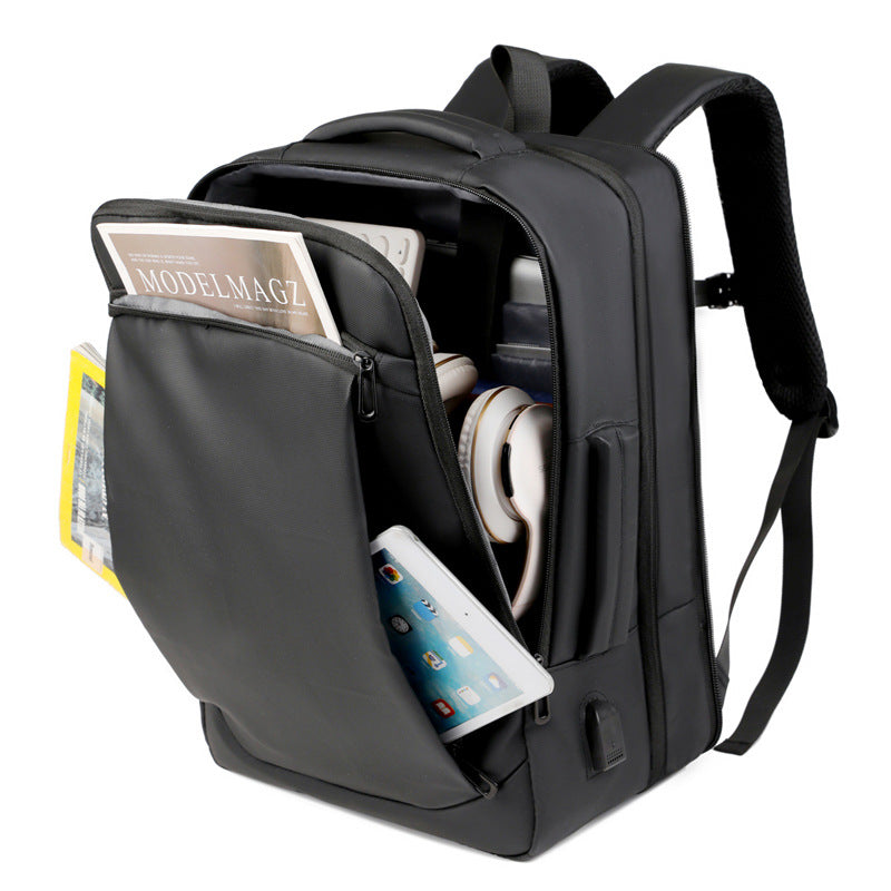 Sleek Business Travel Backpack LoungeYard — product view 4