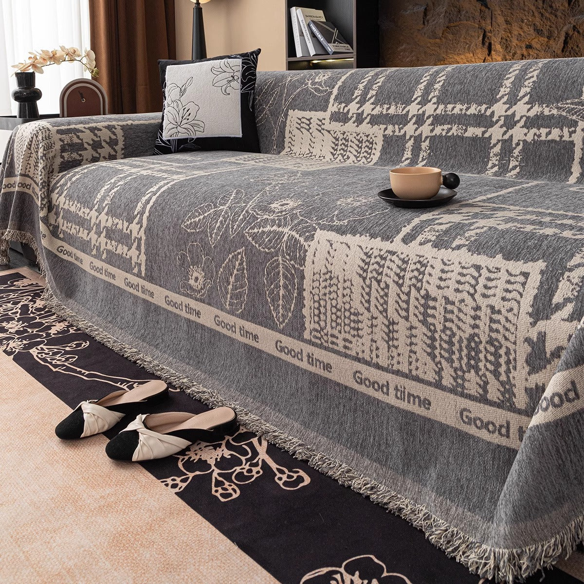 Bohemian-Inspired Decorative Sofa Throw — product view 5