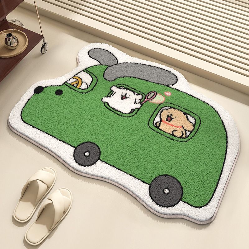 Decorative Cat-shaped Bath Mat LoungeYard — product view 2