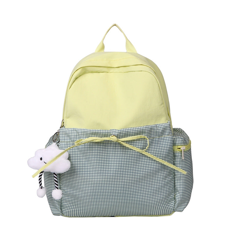 Comfortable everyday backpack with practical compartments LoungeYard — product view 3