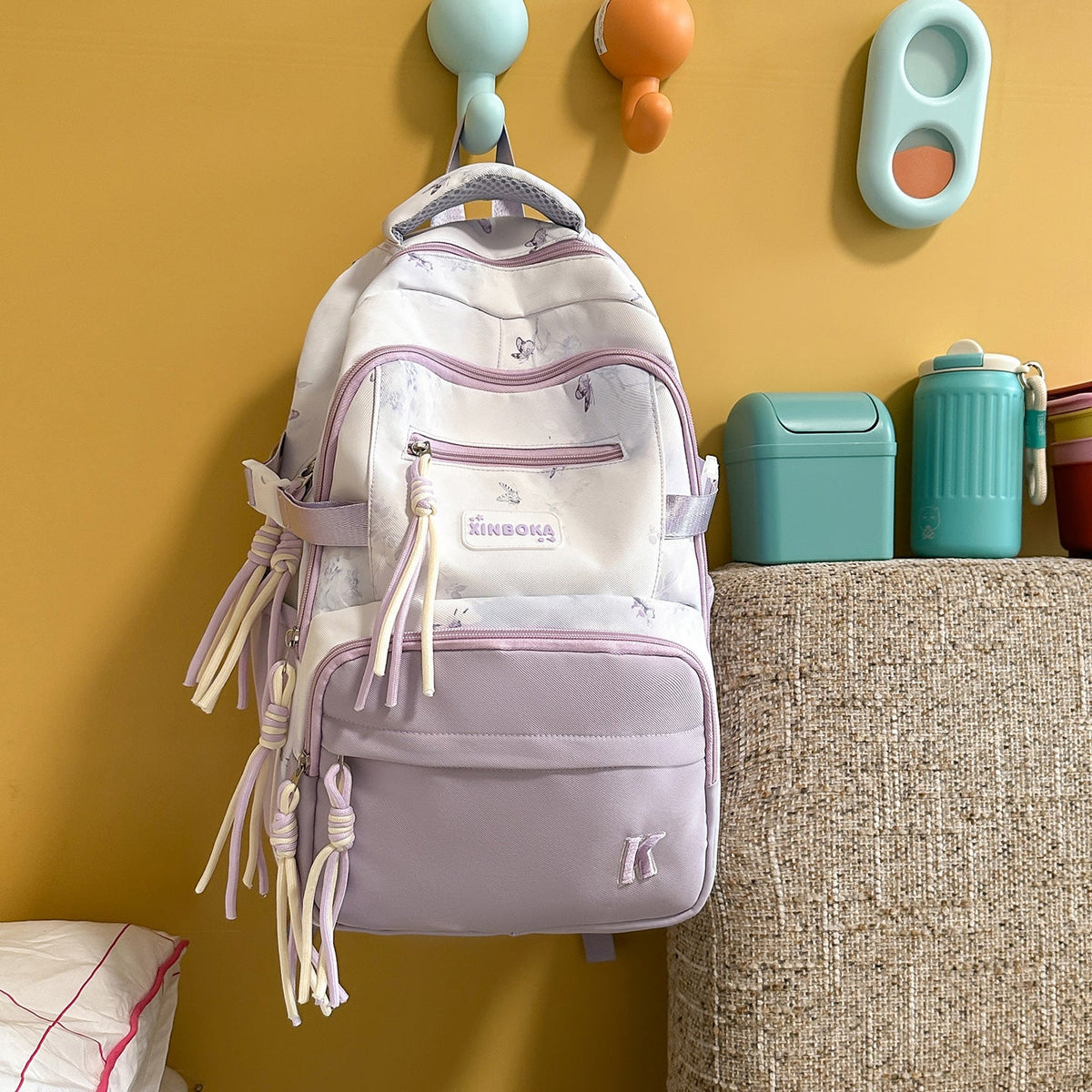 Multifunctional Cute Animal-Embellished Backpack LoungeYard — product view 7