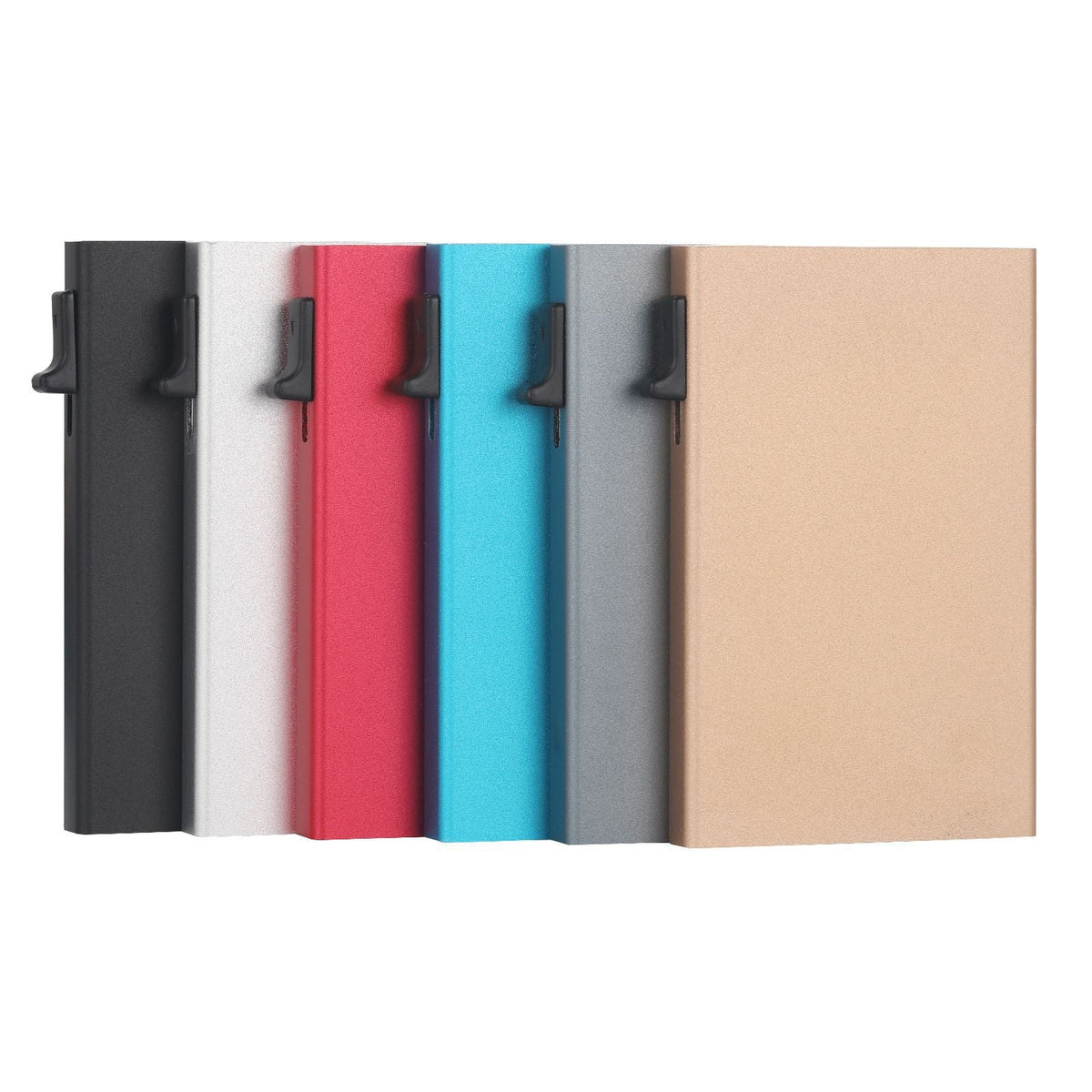 Slim RFID Blocking Aluminum Business Card Wallet With Pull Tab LoungeYard — product view 6