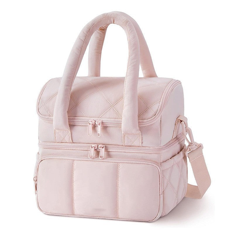 Stylish cooler bag with insulating interior compartment LoungeYard — product view 1